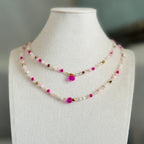 Pink necklace / bracelet