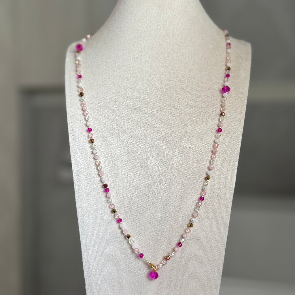 Pink necklace / bracelet