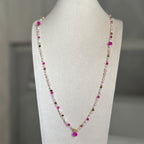 Pink necklace / bracelet