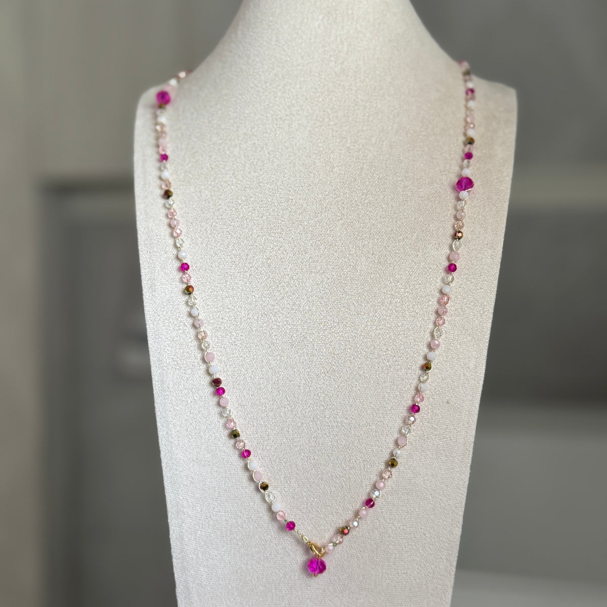 Pink necklace / bracelet