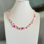 Pink necklace / bracelet
