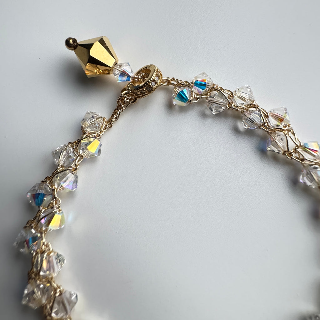 Apyrankė su Swarovski kristalais