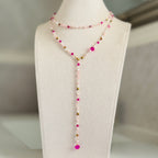 Pink necklace / bracelet
