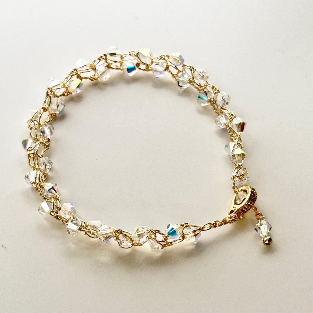 Apyrankė su Swarovski kristalais