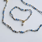 agato karoliukų papuošalų rinkinys